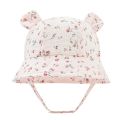 Muslin Baby Bucket Hats for Girls Boys Spring Fall Newborn Hat Cute Print Panama Fisherman Cap Outdoor Infant Caps 3-12 Months. 