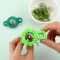 Vegetable Chopper Stainless Steel Scallion Slicer Cutter Shredder Kitchen Gadget Sharp Blade Shallot Green Onion Cutter for Cooking. 