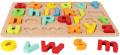 Wooden small abc Learning Toy Kids Educational Puzzle Board. 