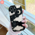Black Butterfly Case for Redmi 9C 9T 10A 9A 10C A1 A2 9 10 Note 11 9 8 Note 10 Pro Max 10S 11S 12 POCO M3 Starry Sky Moon Stars Luxury Soft Shockproof Cover. 