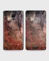 Samsung Galaxy Note 4 Skin Wrap  With Front Back And Sides Brown Marble-1wall596. 