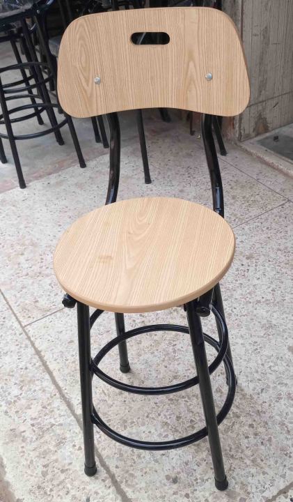 Wooden Seated 2 Ft and 2.5 Ft High and Kitchen Counter Chair | Daraz.pk