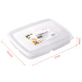 Refrigerator Frozen Meat Four-compartment Storage Box Food-grade Freezer Box Yao Store. 