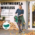 Portable Cordless Leaf Blower HY ECHO, 18V, 4.0AH, Garden Blower, Battery Blower, Electric Leaf Blower with Battery and Charger With Inflatable Function, Suitable for Leaves Blowing, Dust and Snow. 