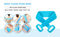 Silicone Body Wash, Body Scrubber Belt With Double Side Shower Belt Back Scrubber Silicone Bath And Body Shower Brush Bath Scrubber Ultra Soft Silicone Bath & Shower Brush Silicone Body Brush Massage Bath Brush Shower Scrubber. 