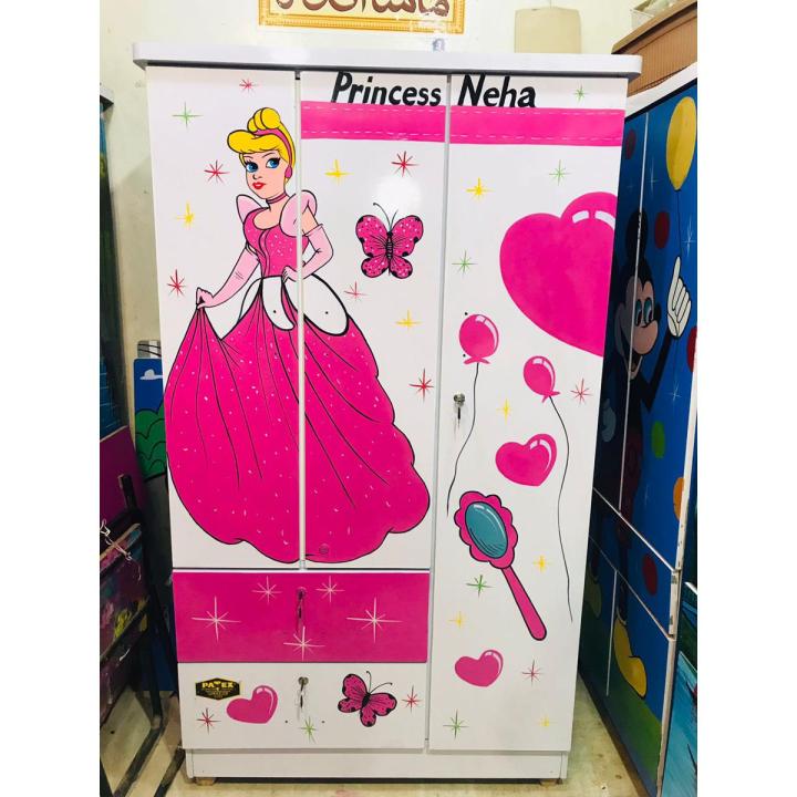 kid Wardrobe 5 ft for girls room without mattress with pretty panting