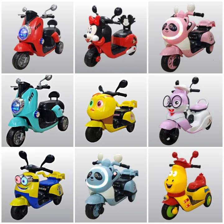 Kids%20Boy%20Girl%20Electric%20Bike%20Scooter%20With%20Rechargeable%20Battery%20Lights%20And%20Music%20-%20Image%204