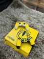 ps4 marvel spider skin yellow with 2 controller skin. 