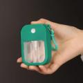 Mini 38/45ML Portable Spray Small Sanitizing Spray Scented Sanitizer Spray with Keychain Perfume Alcohol Water Bottle Travel. 