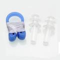 Waterproof Soft Swimming Set Nose Ear Earplug Tool for swimming Spiral Solid Silicone Ear Plugs Anti-Noise Snoring Earplugs noise cancelling For Sleeping Noise Reduction Anti Noise Random Colour. 
