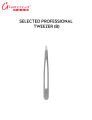 Glamorous Face Tweezer, Professional Eyebrow Tweezer, Ingrown Hair Tweezer.. 