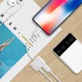 iPhone headphone 2 in 1 Jack Adapter Lightning to 3.5 mm Earphone Audio Convertor for headphones and charger with Aux Cable. 