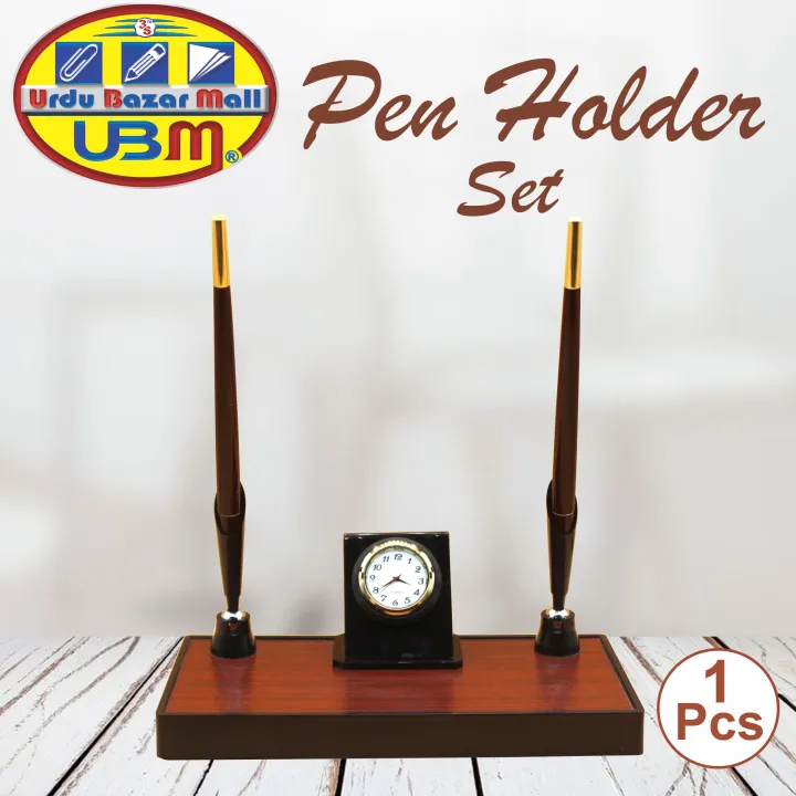 Senator%20Wooden%20Pen%20Holder/Pen%20Holder/Stand%20Set%20Office%20School%20Desk%20Pen%20Pencil%20Holder/Stand%20with%20Clock%20Pen%20Holder%20Set%20/%20Pen%20Organizer%20With%202%20Long%20Dux%20Pen-%20Dark%20Brown%20/%20Office%20Accessories/%20Office%20Accessories%20Set%20/%20Wooden%20Office%20Accessories%20Set%20%20(%201%20Pcs%20Set%20)%20-%20Image%202