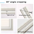 【Footprint】 L-Warm 2.3M X 8Cm 3D Waterproof Foam Wall Stickers Wallpaper Wall Trim Line Skirting Border Living Room Decoration 3D Pattern Sticker Decoration Self Adhesive Waterproof Strip. 