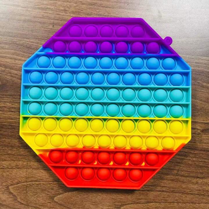 Planet%20X%20-%20Mega%20Rainbow%20Octagon%20Bubble%20Fidget%20-%20A%20Pop-It%20Toy%20for%20Fun%20and%20Relaxation%20-%2020%20cm%20-%20Image%203