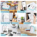 Meow Portable Bluetooth Mini Thermal Printer - Wireless Pocket-Sized Photo Printer with USB Charging & Thermal Paper Roll. 