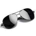 BLACK Men's Aviator Polarized Sunglasses Black Frame Black Lens For Man. 