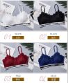 Women Padded Bra Lace Bralette Bra Top Padded Sweet Girls Bra Seamless Thin Wireless Lace Floral Padded Camisole For Women Girls Trendy Fashionable Stylish Cami Top Size: 32 - 36. 
