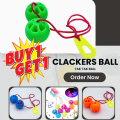 Latto kids Toy Click Clack Ball Bump Balls Clackers Ball Toy for Kids above 7 Years. Hand Eye cordination Mind and physical game for Kids Dua Asn. 