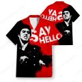 Movie Scarface 3d Print Beach Shirts Short Sleeve Hawaiian Shirts Tony Montana Blouses Graphic Shirt Cuba Camisa Men's Clothing. 
