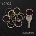 10pcs/lot 25mm 28mm 30mm New Connectors Pocket Carabiner Key Chain Split Key Ring Stainless Steel. 