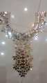 STYLISH GOLDER SILVER STICKER NECK  PATCHES TRIMS. 