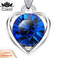 Pendant Necklace Set Bright Color Elegant Lady Love Necklace Earrings Bracelet Ring. 