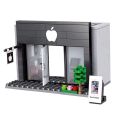 【Funny Bunny Toy Store】City Mini Retail Store ville Miniature Building Block road corner 3D Cafe Model Leduo brand tiendas toy. 