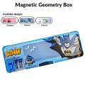 Princess Magnetic Geometry Box for Girls - Pencil Box for kids. 