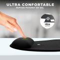 Original Mouse Pad With Cooling Gel & Foam - Thumb Shape Mousepad With Wrist Rest - Washable Mouse Mat & Non Slip. 
