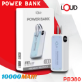 PD Power Bank | Slim & Smart Power Banks | High Quality Original 10000mAh Power Bank With 22.5W Superfast Charge Power Banks | Type C Input- Dual Output (Type C & USB) | Light Weight Power Bank | Loud PB380 Power Bank. 