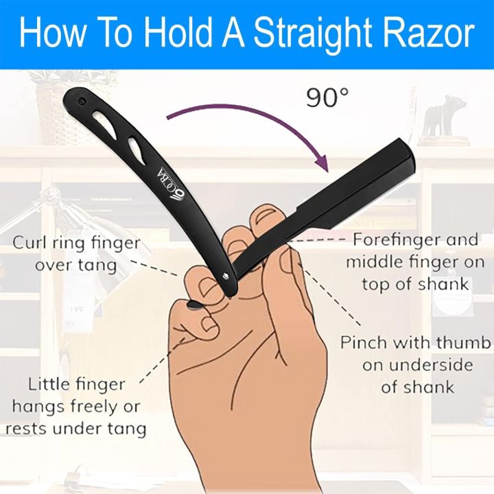 OCBA%20Shaving%20Razor%20Professional%20Straight%20Razor%20Black%20Multi%20Blade%20Barber%20Razor%20Safety%20Razor%20Ustra%20-%20Image%205