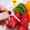 6pcs/10pcs Toddler Plasic Tableware Animal Farm Dinosaur Cute Mini Toothpicks Kids Food Picks Bento Crockery Children Fruit Forks. 