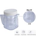 For Oster Blender Replacement Parts, 4937 Mini Osterizer Blender Jar Accessory, Cup Mini Plastic Jars with Lids (2 Pack). 