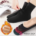 Warm Winter Socks With Fur Lining Free Size For Women Cold-resistant Socks Mango Tech. 