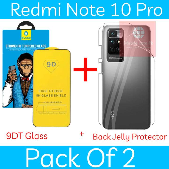 Pack of 2 - Xiaomi Redmi Note 10 Pro 9D 21D 11D 99D 100D 101D Tempered Glass Black Border Transaprent Screen Protector For Xiaomi Redmi Note 10 Pro   + 9H Flexible Anti Shock Camera Coverage Lens Protector For Xiaomi Redmi Note 10 Pro