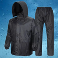 Rain Coat for Men Waterproof Raincoat with Pants Parachute Fabric. 