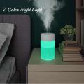 【FUN LIVE】 Xiaomi Air Humidifier Portable Ultrasonic Aroma Essential Oil Diffuser USB Mist Maker Aromatherapy Humidifiers For Home For Home Car USB Fogger Mist Maker With LED Night Lamp【Gray】. 