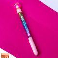 Cartoon Character Glitter Gel Pen Fairy Stick Pen Drift Sand Glitter Crystal Pen Novelty Stationery For Kids. 