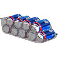 Fast Forward Soda Can Dispenser For Refrigerator - Soda Can Organizer For Refrigerator - Clear Can Organizer For Pantry, Refrigerator, Freezer & Fridge Organizers and Storage Clear. 
