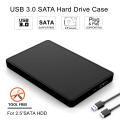 Axotic USB 3.0 Portable HDD SSD hardrive Case - External 2.5" Hard Drive Case  5Gbps High Speed Fast Data Transfer (ONLY CASE). 