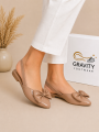 Gravity Footwear Women's Bow Pointed Toe Slingback Flats | Stylish Ladies Pumps | Comfortable Flat Shoes | Casual Party Wear Pumps | Soft Cushion Ladies Sandals | Fashion Footwear for Girls | Black, Beige & White. 