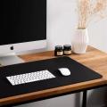 Laptop Matt 12x27 inches Large Mouse pad | Desk Matt, Computer Table Protector Matt | Multi use Synthetic Leather Matt| Large Mousepad. 