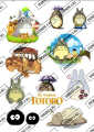 STUDIO GHIBLI AESTHETIC uncut sticker sheet A6 size based on popular different styles ideal for journaling skateboard guitar notebook phone case laptop and perfect for fonts styles fans and lovers.. 