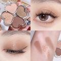 ?? Clover Eyeshadow Palette Highlight Four-Color Dreamy Eye Makeup Fine Pearlescent Eye Shadow Eye Shadow All In One Palette Blush. 