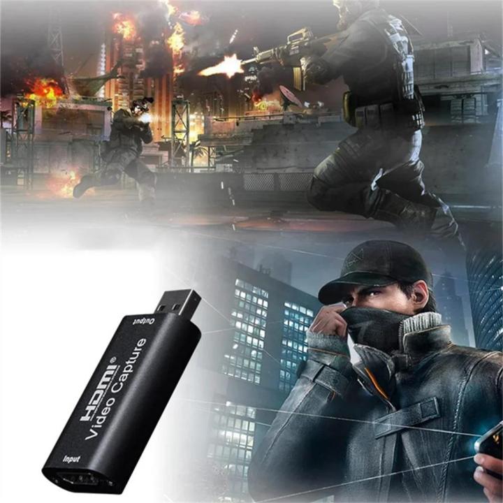 4K HDMI-compatible Video Capture Card Cam Link Card Game Audio Capture Adapter USB 2.0 Record Capture Device for Streaming