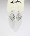 Lovisa Silver Leaf And Feather Earring Fashion Jewelry for Women, Girls, Her High Quality. 