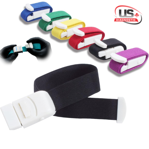 Tourniquet Band for Blood Collection Adjustable Quick Release Buckle Medical Emergency Tourniquet Belt With High Elasticity for Hospital and Medical First Aid