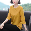 Cotton Plus Size Tshirt Women Long Sleeve T-shirt Baju Tshirt Tops Perempuan Female Spring Casual All-match T-Shirt Lady. 