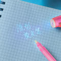 Plastic Large Head LED Light Toy Multifunctional Banknote Verification UV Invisible Fluorescent Light Pen. 